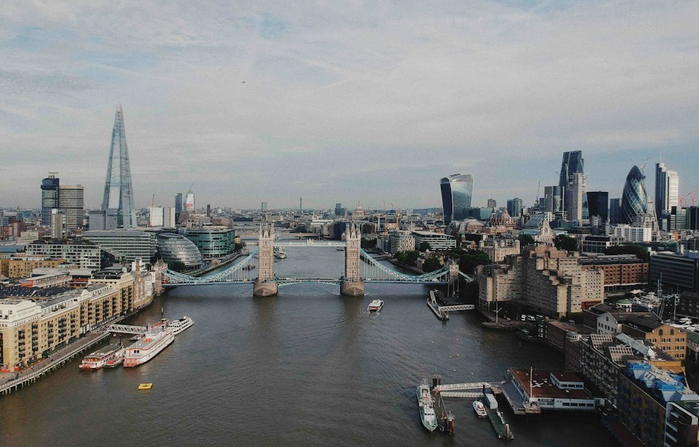 Tower Bridge and the City of London